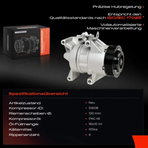 Kompressor, Klimaanlage Frankberg 5481FB0001102 Bild Kompressor, Klimaanlage Frankberg 5481FB0001102