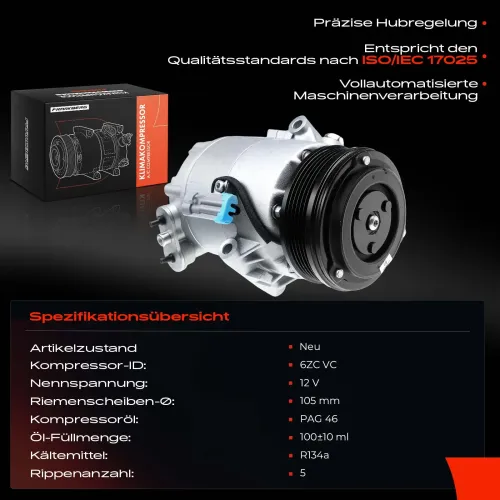 Kompressor, Klimaanlage Frankberg 5481FB0001123 Bild Kompressor, Klimaanlage Frankberg 5481FB0001123