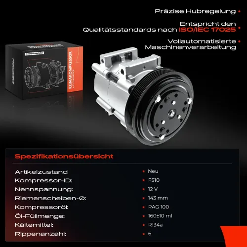 Kompressor, Klimaanlage Frankberg 5481FB0001140 Bild Kompressor, Klimaanlage Frankberg 5481FB0001140