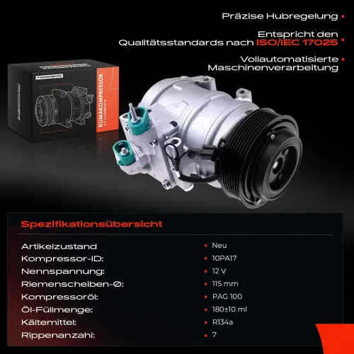 Kompressor, Klimaanlage Frankberg 5481FB0001144 Bild Kompressor, Klimaanlage Frankberg 5481FB0001144