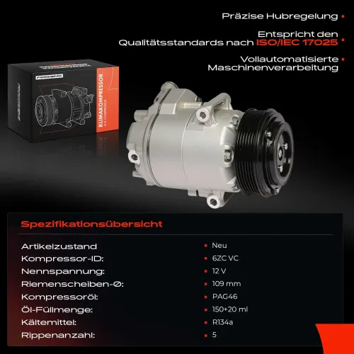 Kompressor, Klimaanlage Frankberg 5481FB0001146 Bild Kompressor, Klimaanlage Frankberg 5481FB0001146