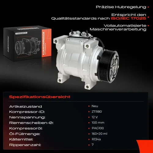 Kompressor, Klimaanlage Frankberg 5481FB0001175 Bild Kompressor, Klimaanlage Frankberg 5481FB0001175