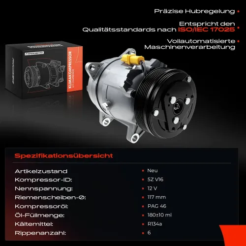 Kompressor, Klimaanlage Frankberg 5481FB0001178 Bild Kompressor, Klimaanlage Frankberg 5481FB0001178