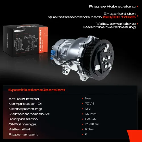 Kompressor, Klimaanlage Frankberg 5481FB0001208 Bild Kompressor, Klimaanlage Frankberg 5481FB0001208