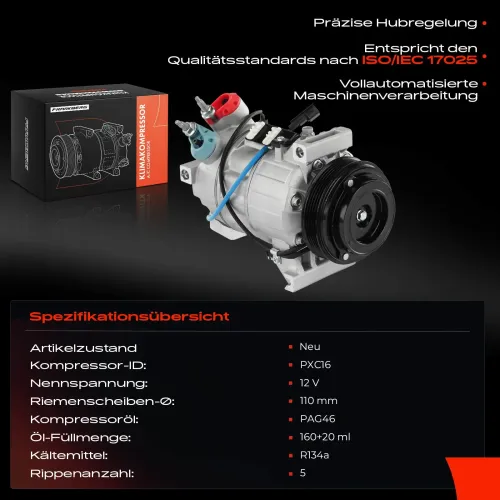 Kompressor, Klimaanlage Frankberg 5481FB0001212 Bild Kompressor, Klimaanlage Frankberg 5481FB0001212