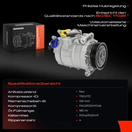 Kompressor, Klimaanlage Frankberg 5481FB0001213 Bild Kompressor, Klimaanlage Frankberg 5481FB0001213