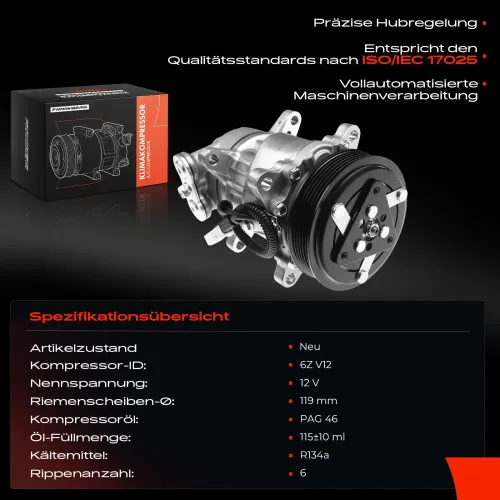 Kompressor, Klimaanlage Frankberg 5481FB0001226 Bild Kompressor, Klimaanlage Frankberg 5481FB0001226