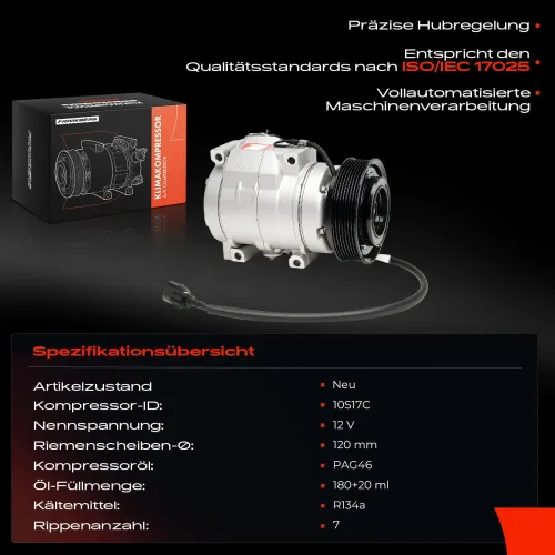 Kompressor, Klimaanlage Frankberg 5481FB0001229 Bild Kompressor, Klimaanlage Frankberg 5481FB0001229