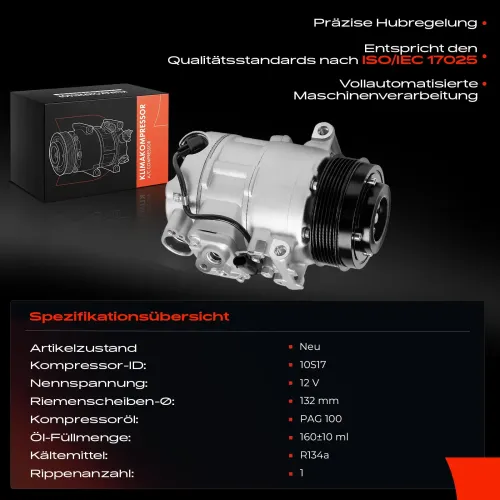 Kompressor, Klimaanlage Frankberg 5481FB0001243 Bild Kompressor, Klimaanlage Frankberg 5481FB0001243