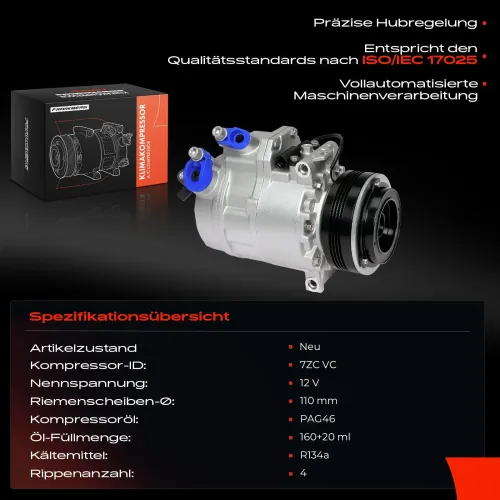 Kompressor, Klimaanlage Frankberg 5481FB0001246 Bild Kompressor, Klimaanlage Frankberg 5481FB0001246