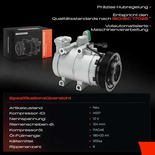 Kompressor, Klimaanlage Frankberg 5481FB0001274 Bild Kompressor, Klimaanlage Frankberg 5481FB0001274