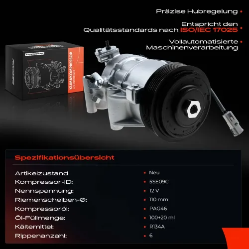 Kompressor, Klimaanlage Frankberg 5481FB0001310 Bild Kompressor, Klimaanlage Frankberg 5481FB0001310