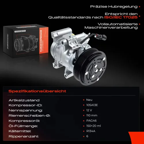 Kompressor, Klimaanlage Frankberg 5481FB0001340 Bild Kompressor, Klimaanlage Frankberg 5481FB0001340