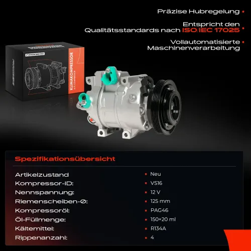 Kompressor, Klimaanlage Frankberg 5481FB0001358 Bild Kompressor, Klimaanlage Frankberg 5481FB0001358