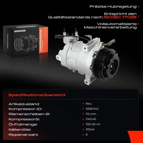 Kompressor, Klimaanlage Frankberg 5481FB0001378 Bild Kompressor, Klimaanlage Frankberg 5481FB0001378