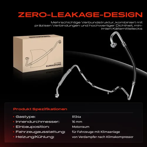Hochdruck-/Niederdruckleitung, Klimaanlage Motorraum Frankberg 5481FB0001416 Bild Hochdruck-/Niederdruckleitung, Klimaanlage Motorraum Frankberg 5481FB0001416