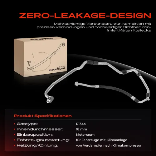 Hochdruck-/Niederdruckleitung, Klimaanlage Motorraum Frankberg 5481FB0001417 Bild Hochdruck-/Niederdruckleitung, Klimaanlage Motorraum Frankberg 5481FB0001417
