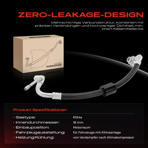 Hochdruck-/Niederdruckleitung, Klimaanlage Motorraum Frankberg 5481FB0001423 Bild Hochdruck-/Niederdruckleitung, Klimaanlage Motorraum Frankberg 5481FB0001423