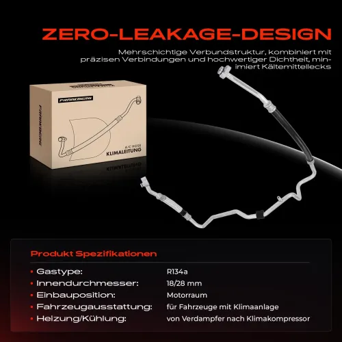 Hochdruck-/Niederdruckleitung, Klimaanlage Motorraum Frankberg 5481FB0001433 Bild Hochdruck-/Niederdruckleitung, Klimaanlage Motorraum Frankberg 5481FB0001433