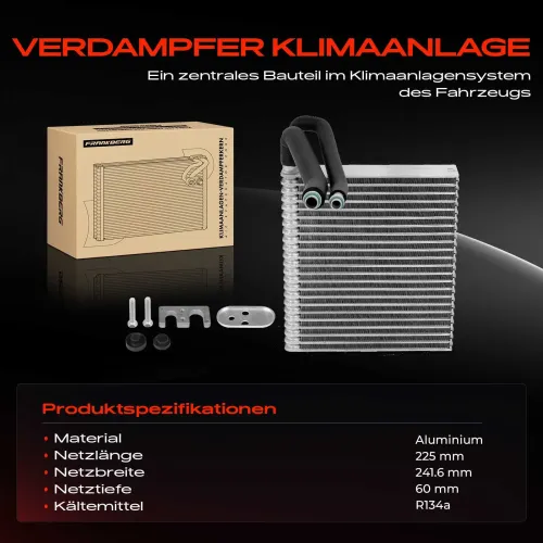 Verdampfer, Klimaanlage Frankberg 5481FB0001499 Bild Verdampfer, Klimaanlage Frankberg 5481FB0001499