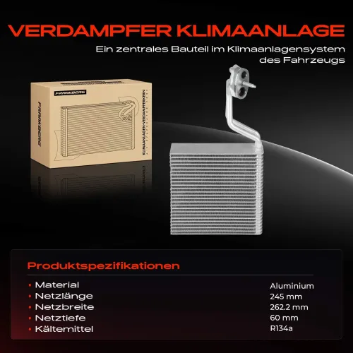 Verdampfer, Klimaanlage Frankberg 5481FB0001501 Bild Verdampfer, Klimaanlage Frankberg 5481FB0001501