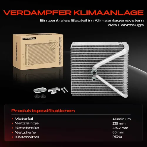 Verdampfer, Klimaanlage Frankberg 5481FB0001507 Bild Verdampfer, Klimaanlage Frankberg 5481FB0001507