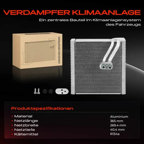 Verdampfer, Klimaanlage Frankberg 5481FB0001512 Bild Verdampfer, Klimaanlage Frankberg 5481FB0001512