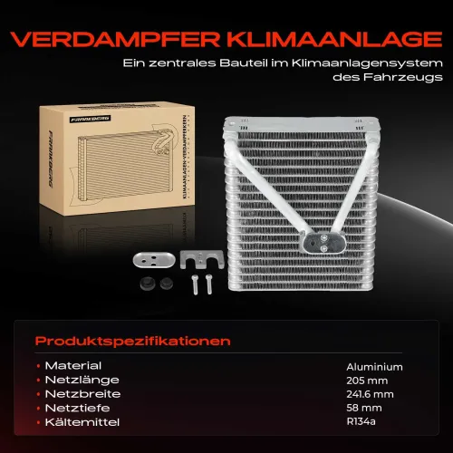 Verdampfer, Klimaanlage Frankberg 5481FB0001527 Bild Verdampfer, Klimaanlage Frankberg 5481FB0001527
