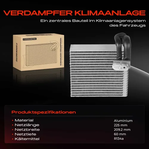Verdampfer, Klimaanlage Frankberg 5481FB0001529 Bild Verdampfer, Klimaanlage Frankberg 5481FB0001529
