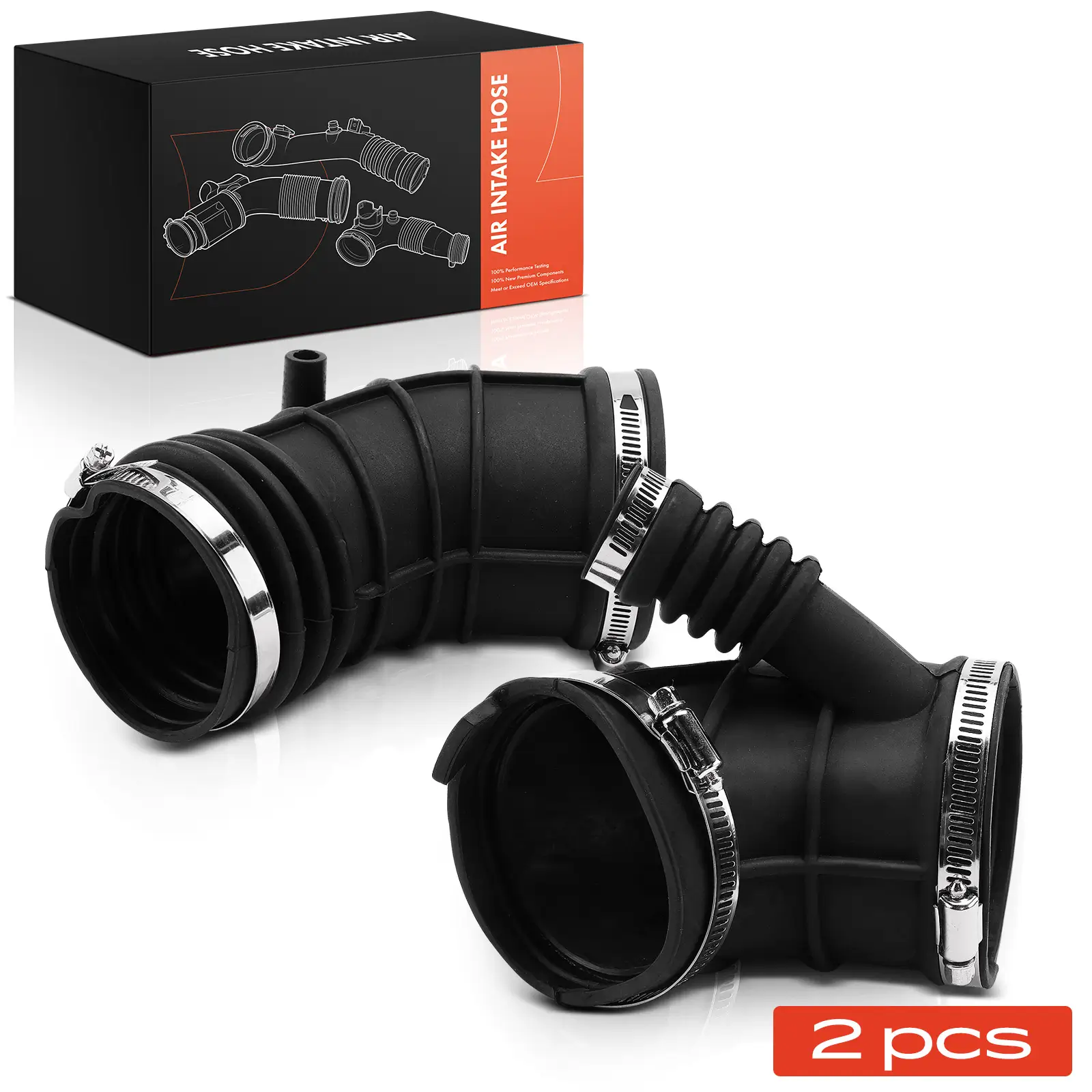 Ansaugschlauch, Luftfilter Luftmassenmesser zu Drosselklappenstutzen Frankberg 5481FB0001662