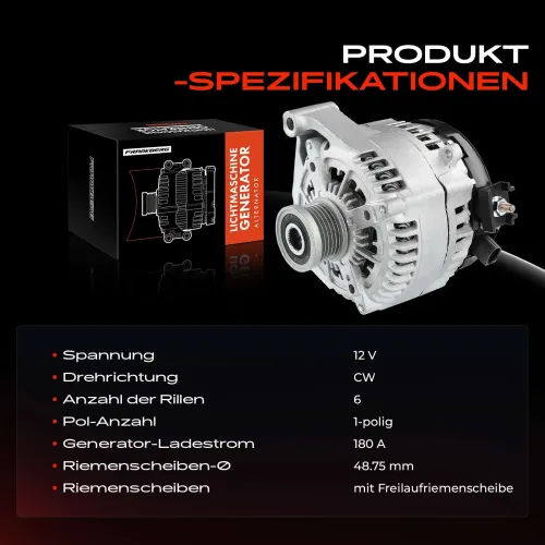 Generator 12 V Frankberg 5481FB0001673 Bild Generator 12 V Frankberg 5481FB0001673