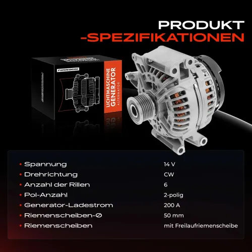 Generator 14 V Frankberg 5481FB0001705 Bild Generator 14 V Frankberg 5481FB0001705