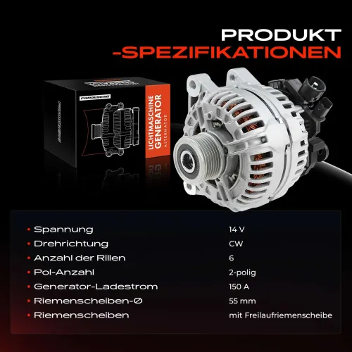 Generator 14 V Frankberg 5481FB0001707 Bild Generator 14 V Frankberg 5481FB0001707