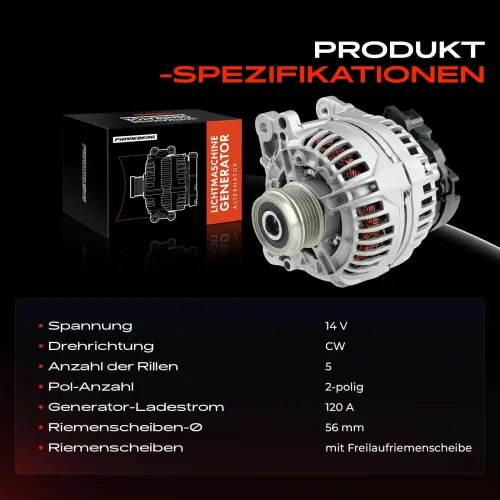 Generator 14 V Frankberg 5481FB0001712 Bild Generator 14 V Frankberg 5481FB0001712