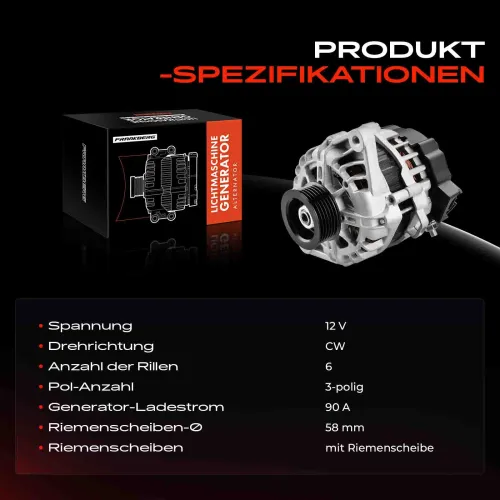 Generator 12 V 12 V Frankberg 5481FB0001724 Bild Generator 12 V 12 V Frankberg 5481FB0001724
