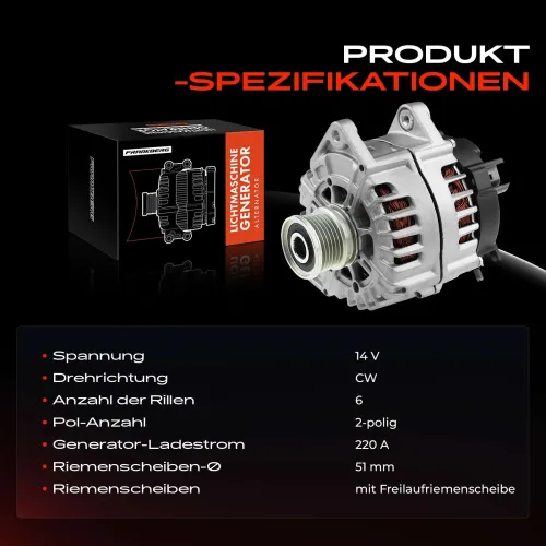 Generator 14 V Frankberg 5481FB0001742 Bild Generator 14 V Frankberg 5481FB0001742