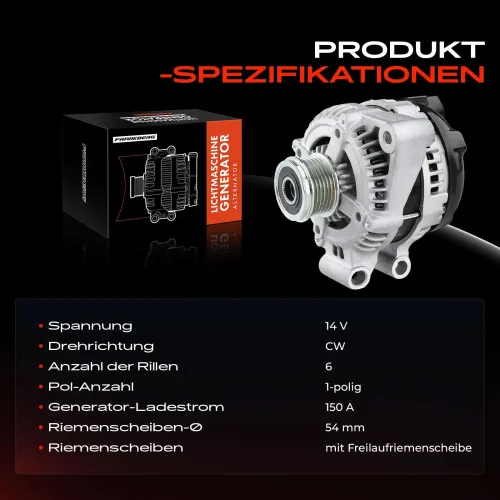Generator 14 V Frankberg 5481FB0001779 Bild Generator 14 V Frankberg 5481FB0001779