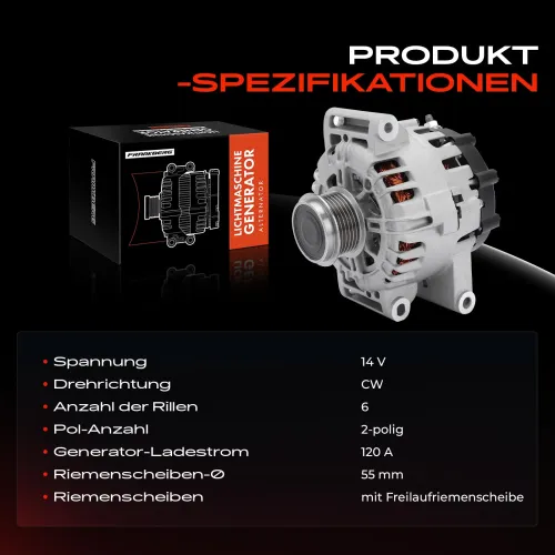 Generator 14 V Frankberg 5481FB0001793 Bild Generator 14 V Frankberg 5481FB0001793