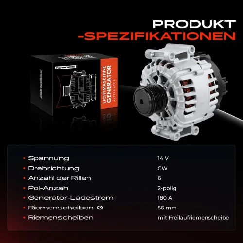 Generator 12 V 14 V Frankberg 5481FB0001810 Bild Generator 12 V 14 V Frankberg 5481FB0001810