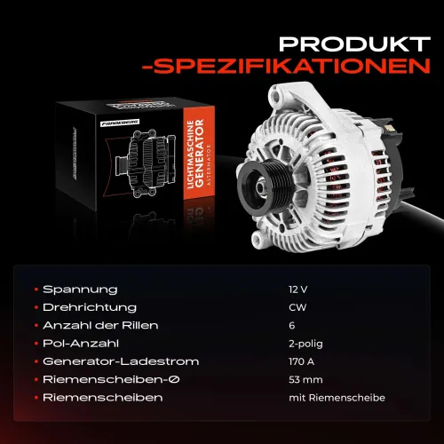 Generator 12 V Frankberg 5481FB0001839 Bild Generator 12 V Frankberg 5481FB0001839