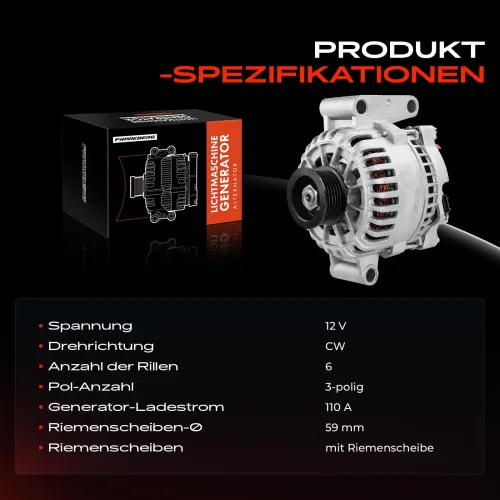 Generator 12 V Frankberg 5481FB0001840 Bild Generator 12 V Frankberg 5481FB0001840