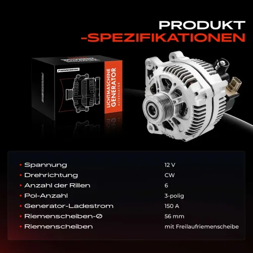 Generator 12 V 12 V Frankberg 5481FB0001882 Bild Generator 12 V 12 V Frankberg 5481FB0001882