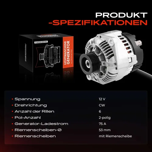 Generator 12 V Frankberg 5481FB0001906 Bild Generator 12 V Frankberg 5481FB0001906
