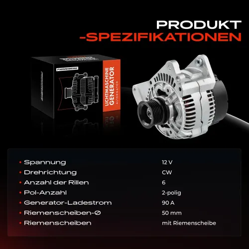 Generator 12 V Frankberg 5481FB0001929 Bild Generator 12 V Frankberg 5481FB0001929