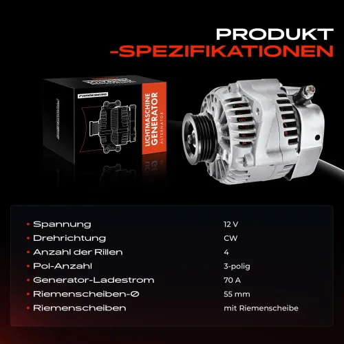 Generator 12 V Frankberg 5481FB0001933 Bild Generator 12 V Frankberg 5481FB0001933