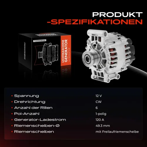 Generator 12 V 12 V Frankberg 5481FB0001937 Bild Generator 12 V 12 V Frankberg 5481FB0001937