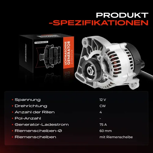 Generator 12 V Frankberg 5481FB0001955 Bild Generator 12 V Frankberg 5481FB0001955