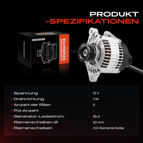 Generator 12 V Frankberg 5481FB0001963 Bild Generator 12 V Frankberg 5481FB0001963