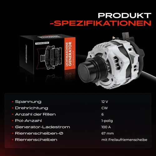 Generator 12 V Frankberg 5481FB0001973 Bild Generator 12 V Frankberg 5481FB0001973