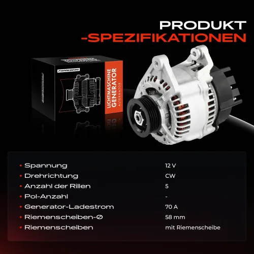 Generator 12 V 12 V Frankberg 5481FB0001982 Bild Generator 12 V 12 V Frankberg 5481FB0001982